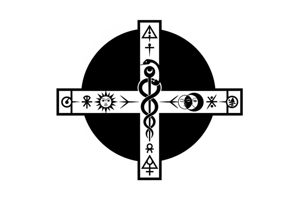 Alchemy Moon Symbol Silhouette