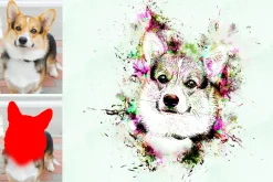 Alcohol Ink Photo Effect
