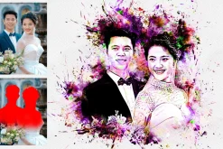 Alcohol Ink Photo Effect