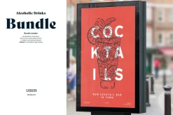 ALCOHOLIC DRINKS Illustration Bundle