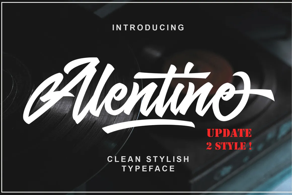 Alentine Typeface 2 Font