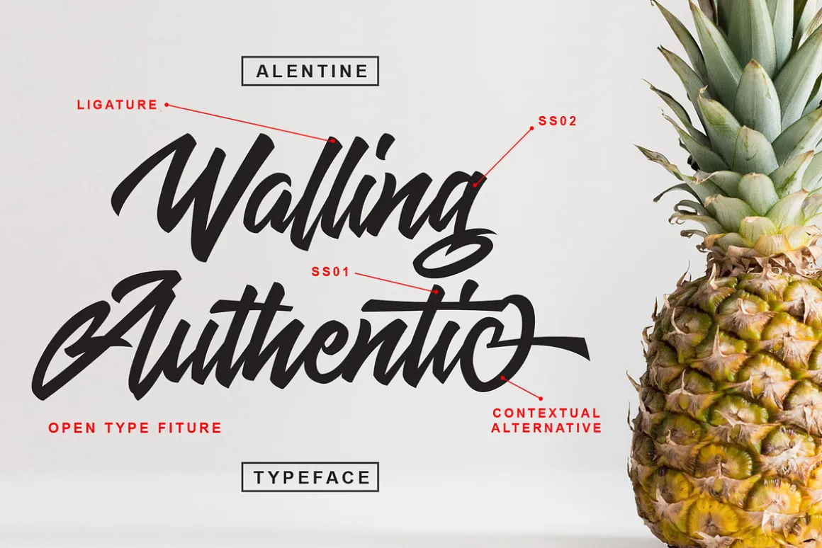 Alentine Typeface 2 Font