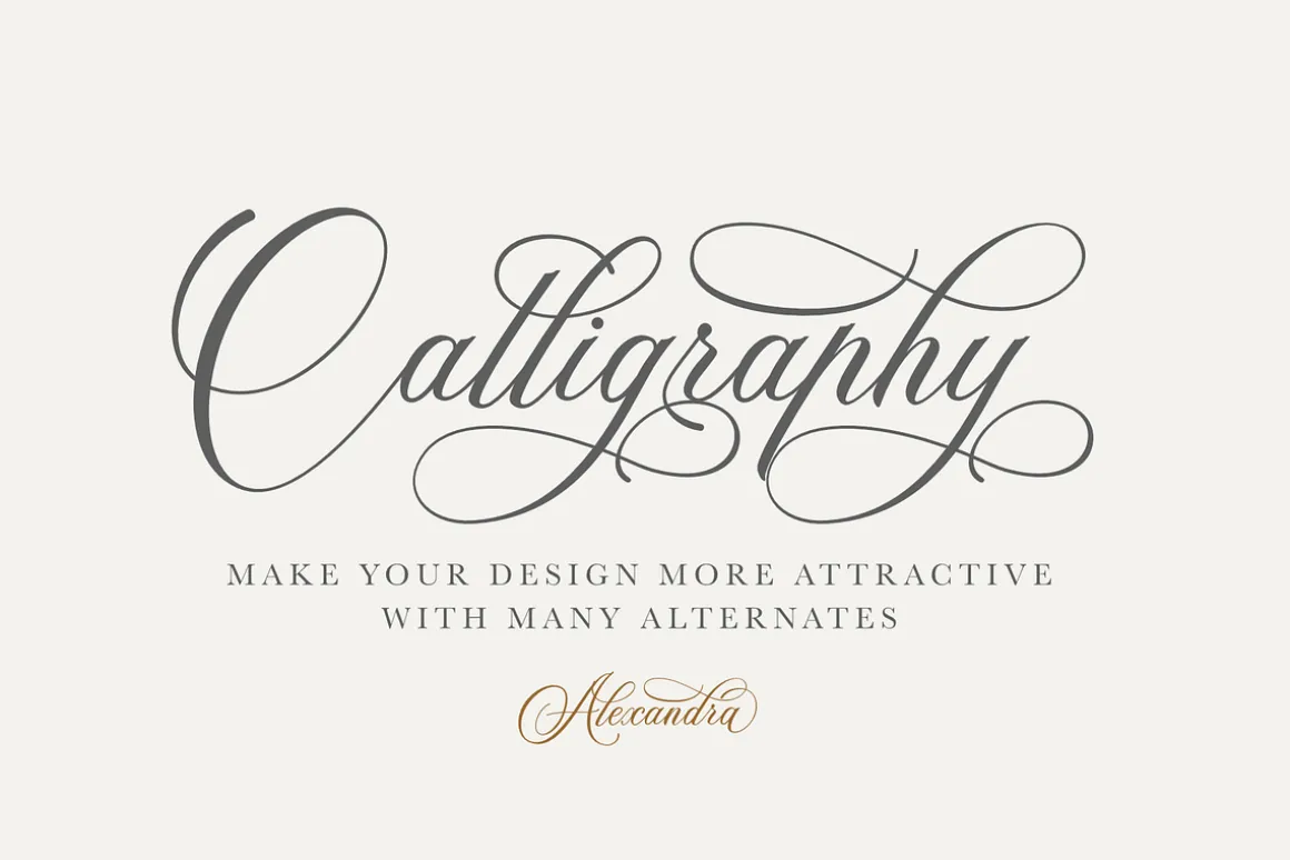 Alexandra Calligraphy