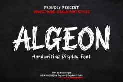 Algeon – Display Font
