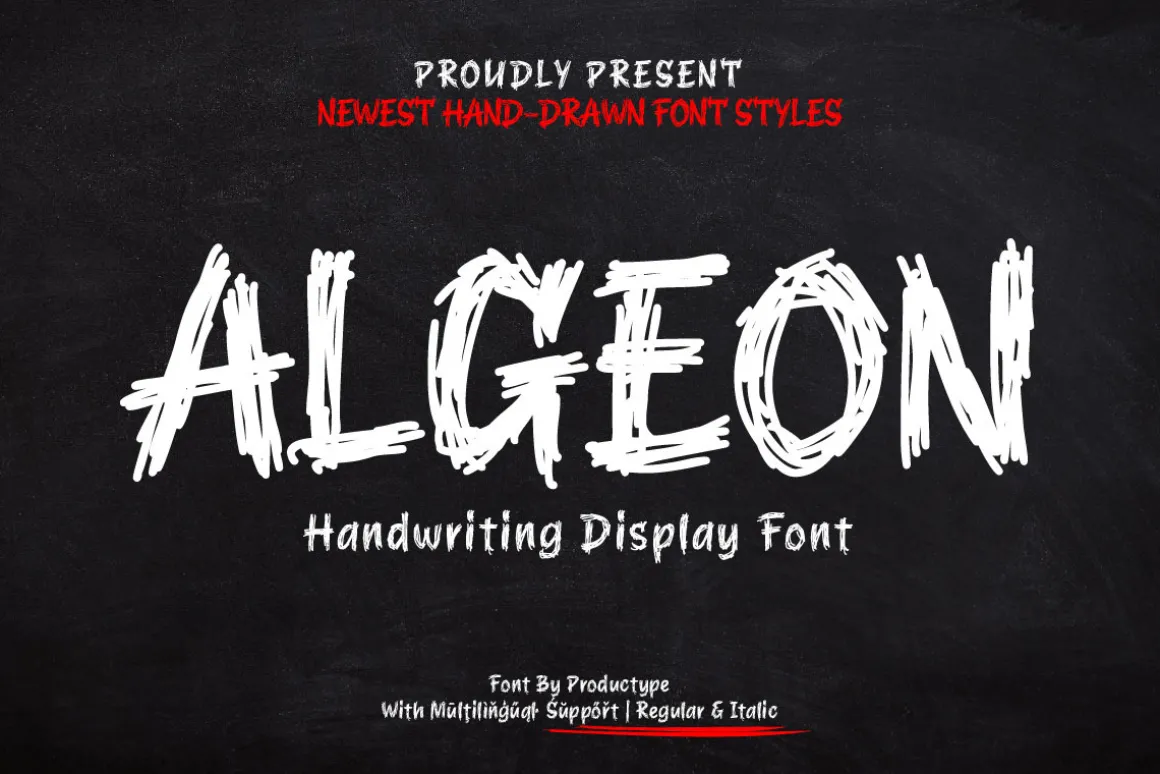 Algeon – Display Font