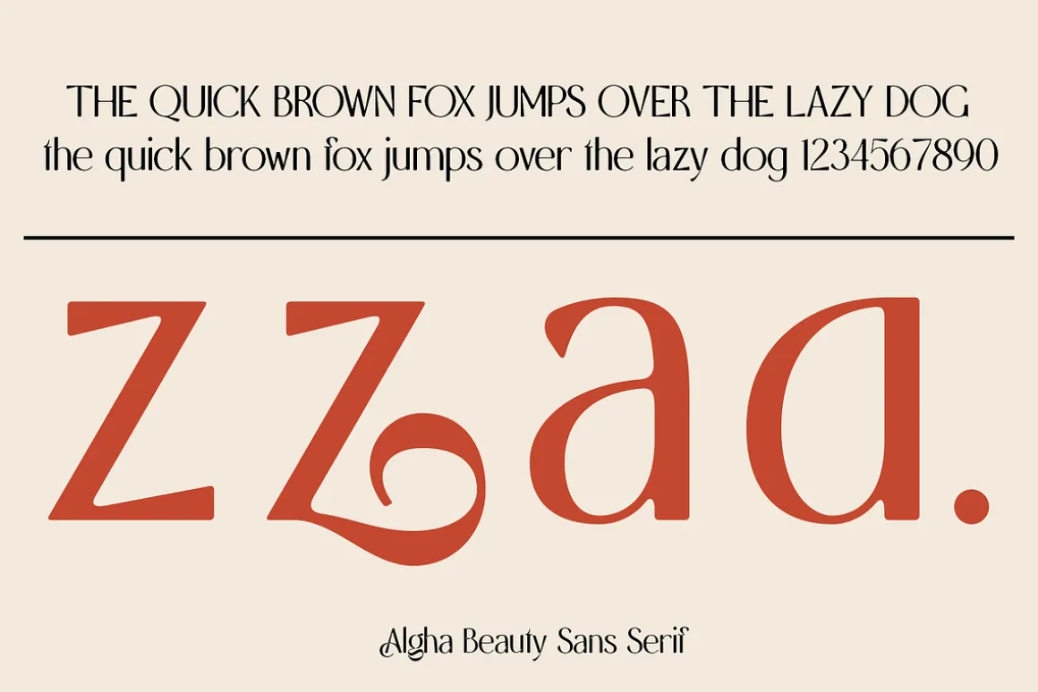 Algha | Beauty Sans Serif