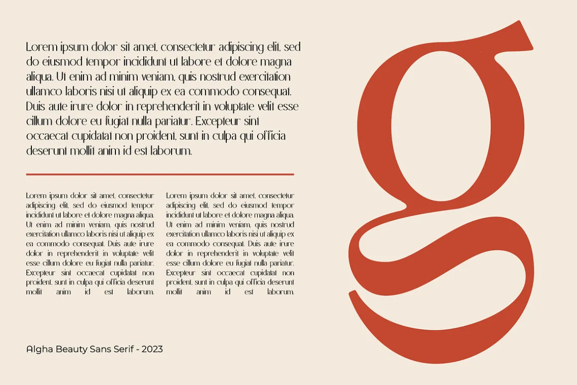 Algha | Beauty Sans Serif