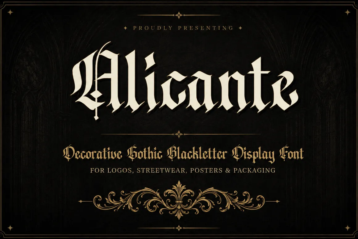 Alicante – Blackletter Font