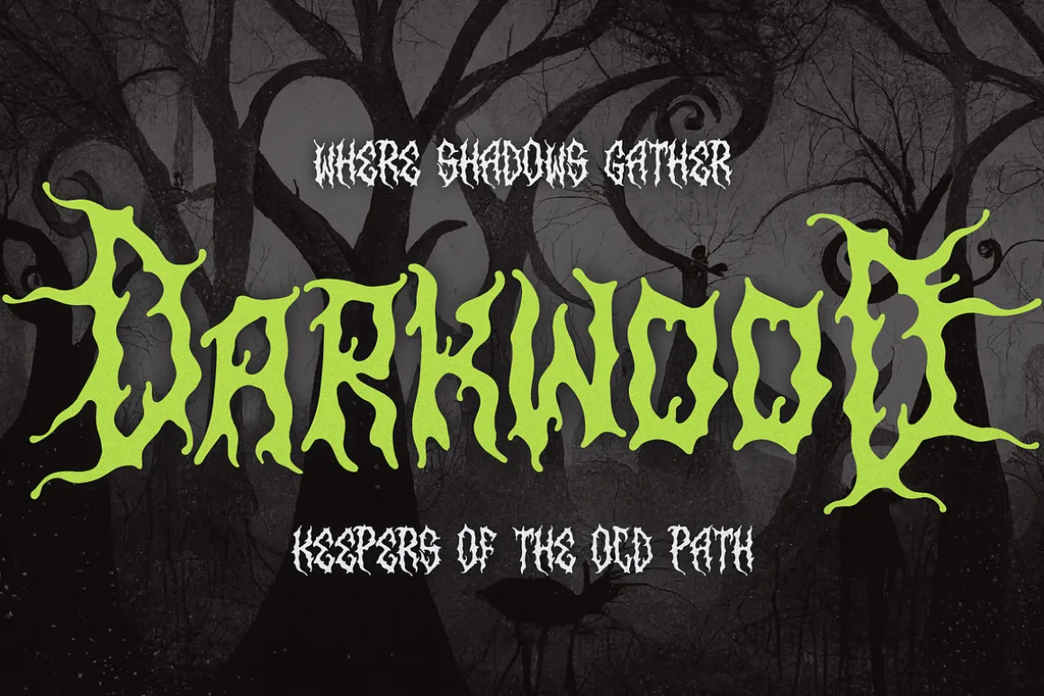 Alien Worms | Blackletter Font
