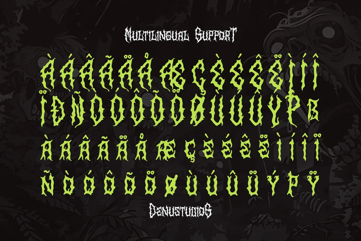 Alien Worms | Blackletter Font