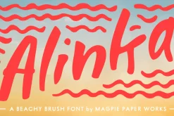 Alinka Brush Font