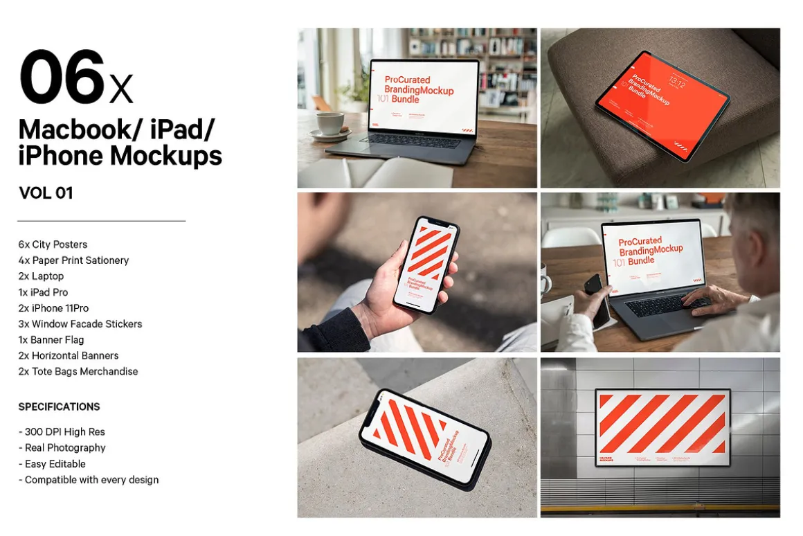 All in One Branding Mockup Bundle