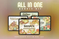 ALL IN ONE Procreate Bundle Set