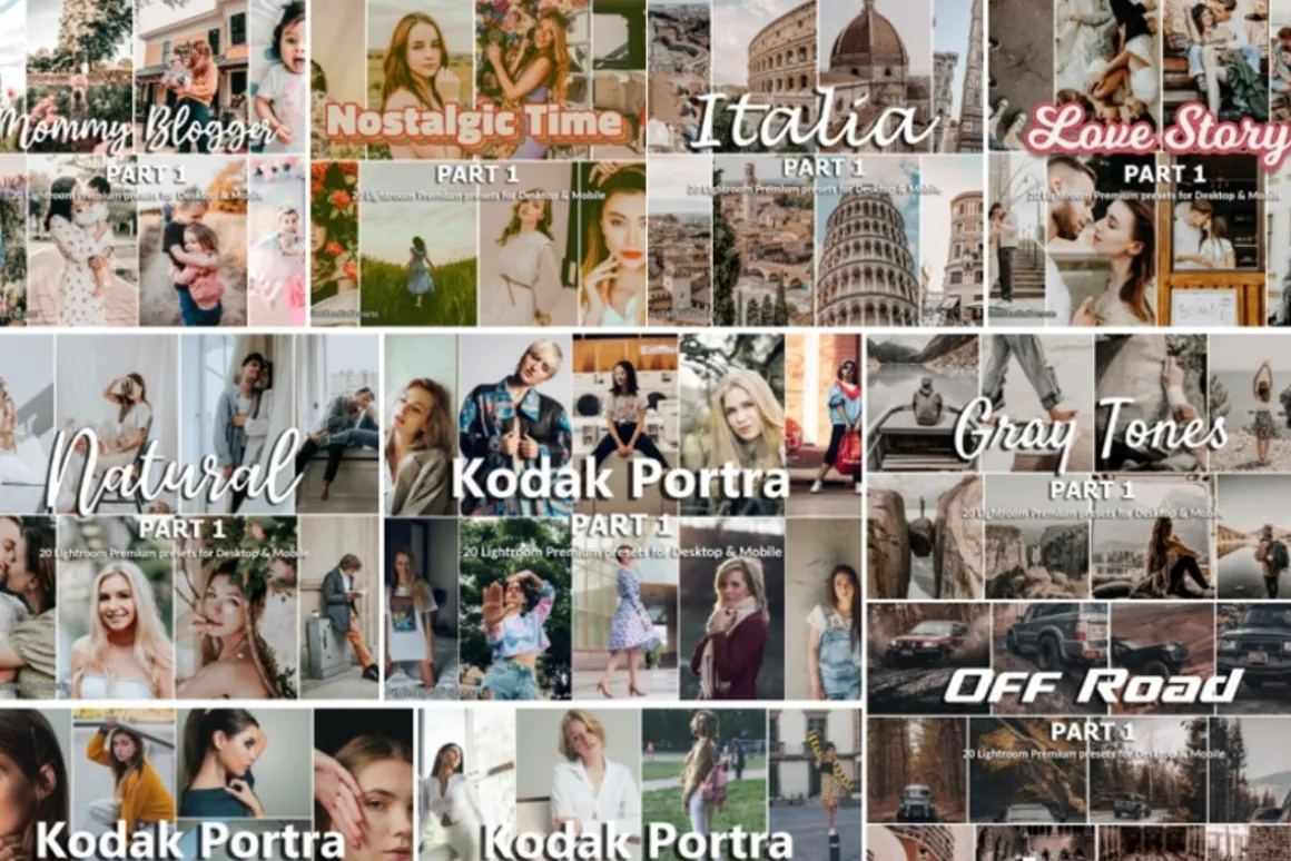 1890+ All Lightroom Presets