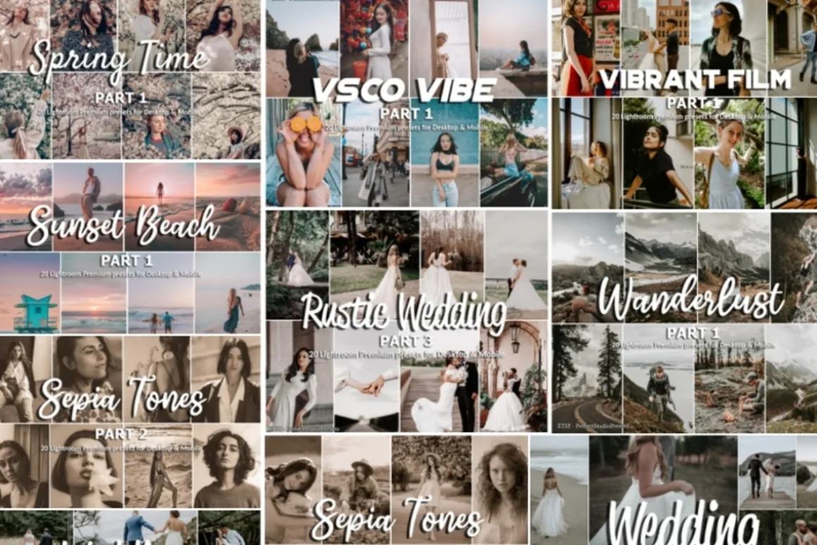 1890+ All Lightroom Presets