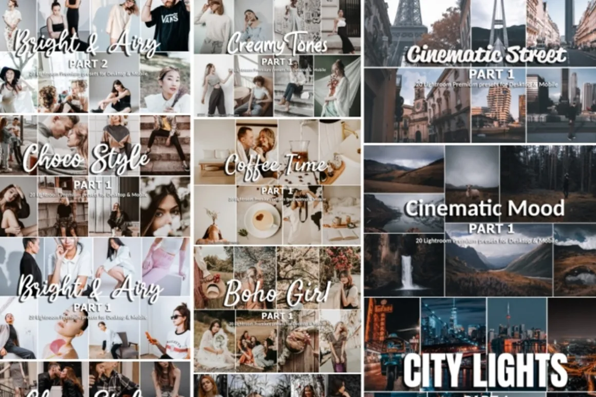 1890+ All Lightroom Presets