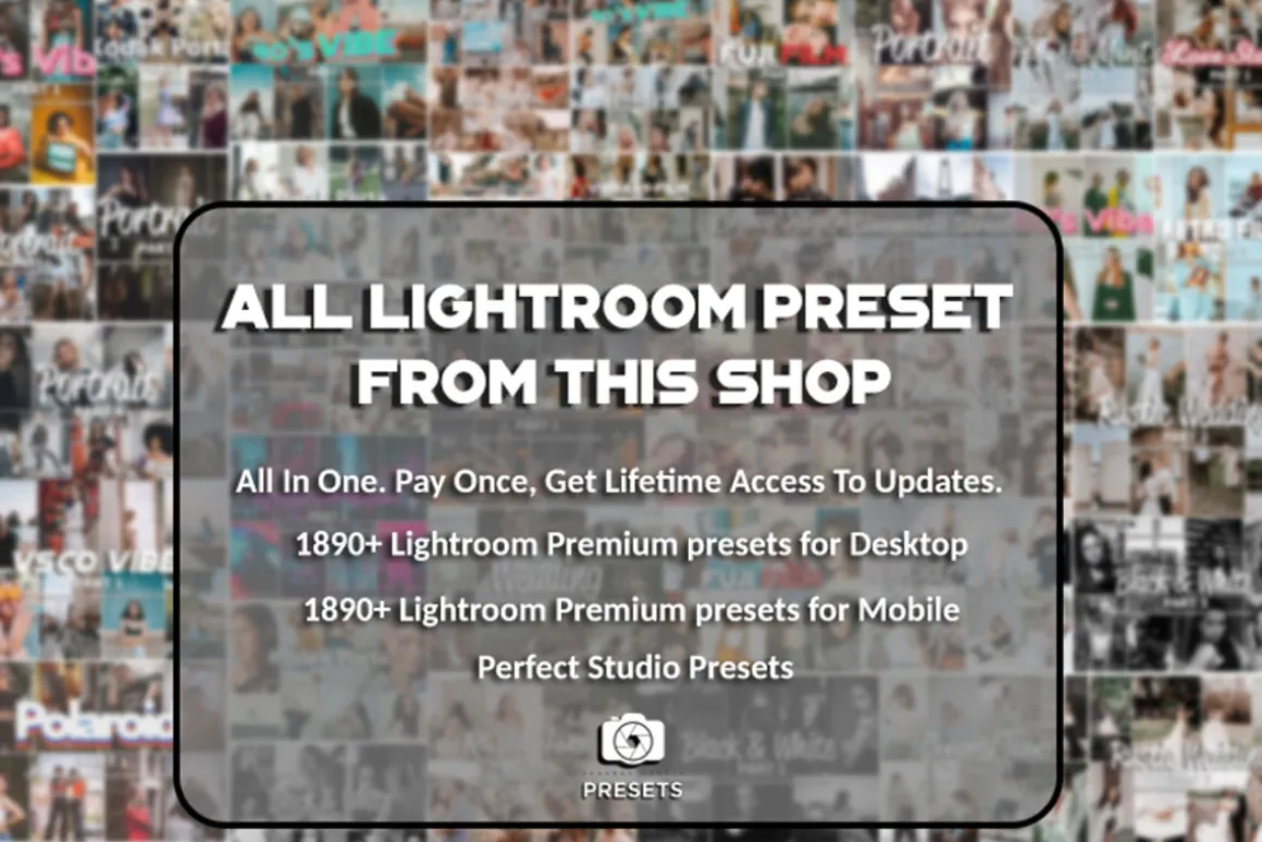1890+ All Lightroom Presets