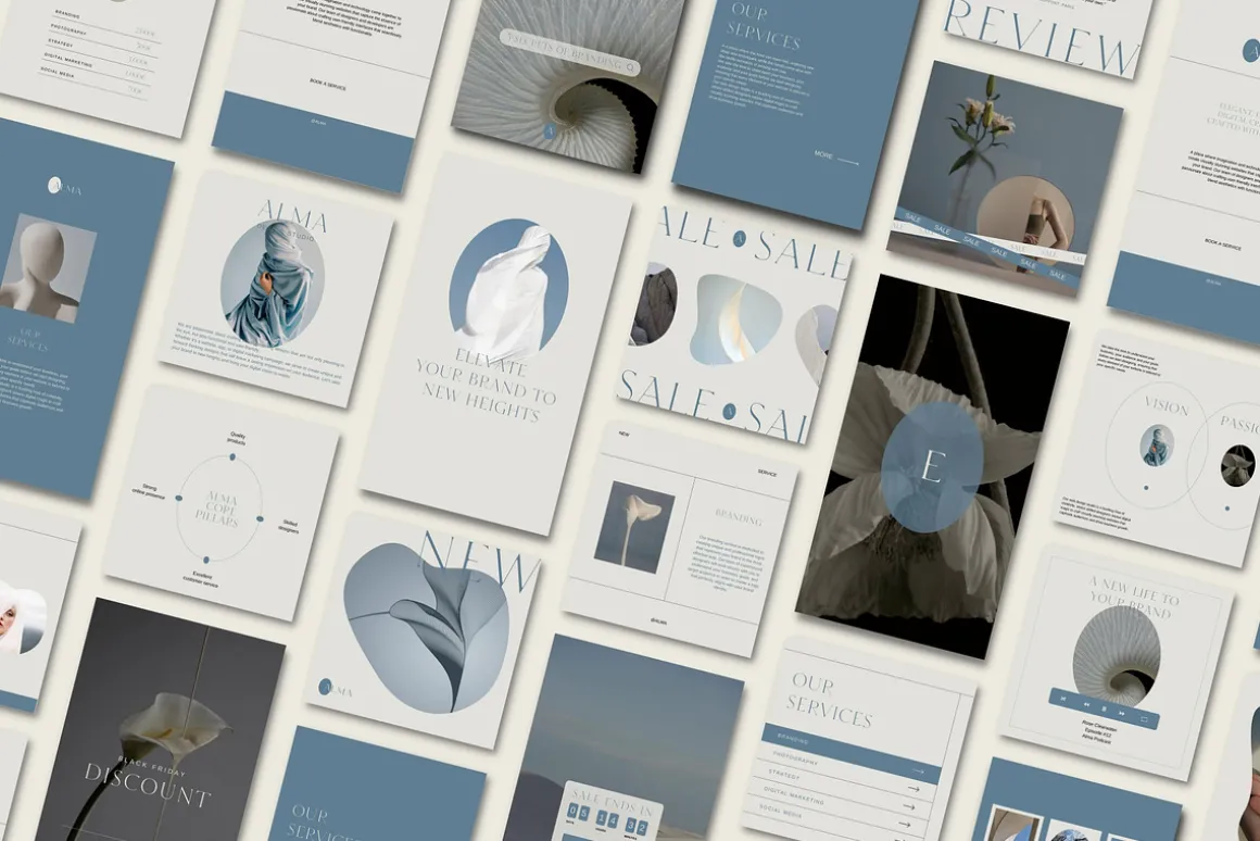ALMA Aesthetic Canva Templates