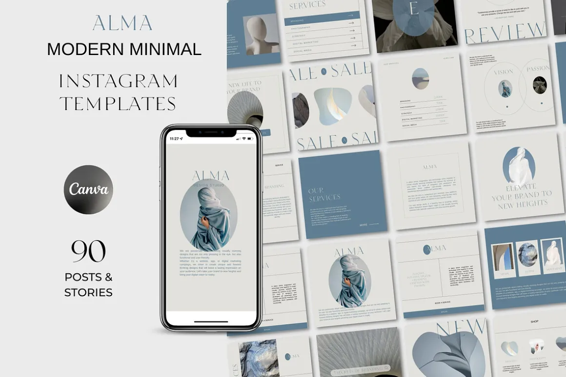 ALMA Aesthetic Canva Templates