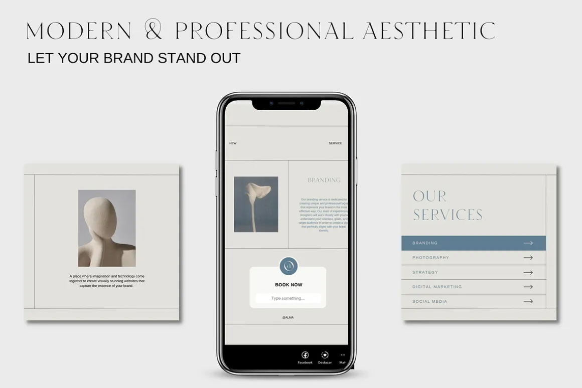 ALMA Aesthetic Canva Templates