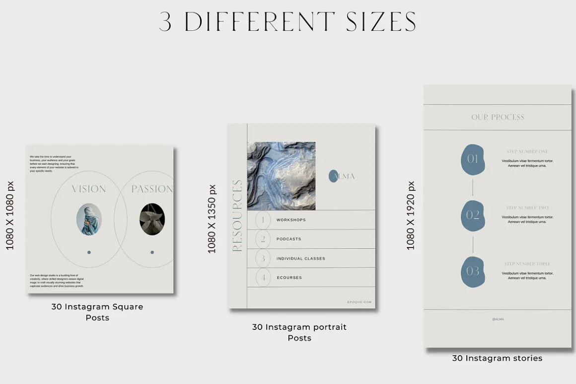 ALMA Aesthetic Canva Templates