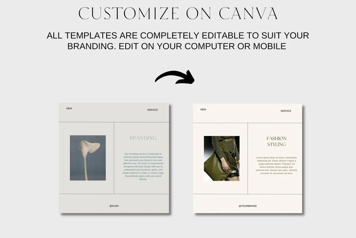 ALMA Aesthetic Canva Templates