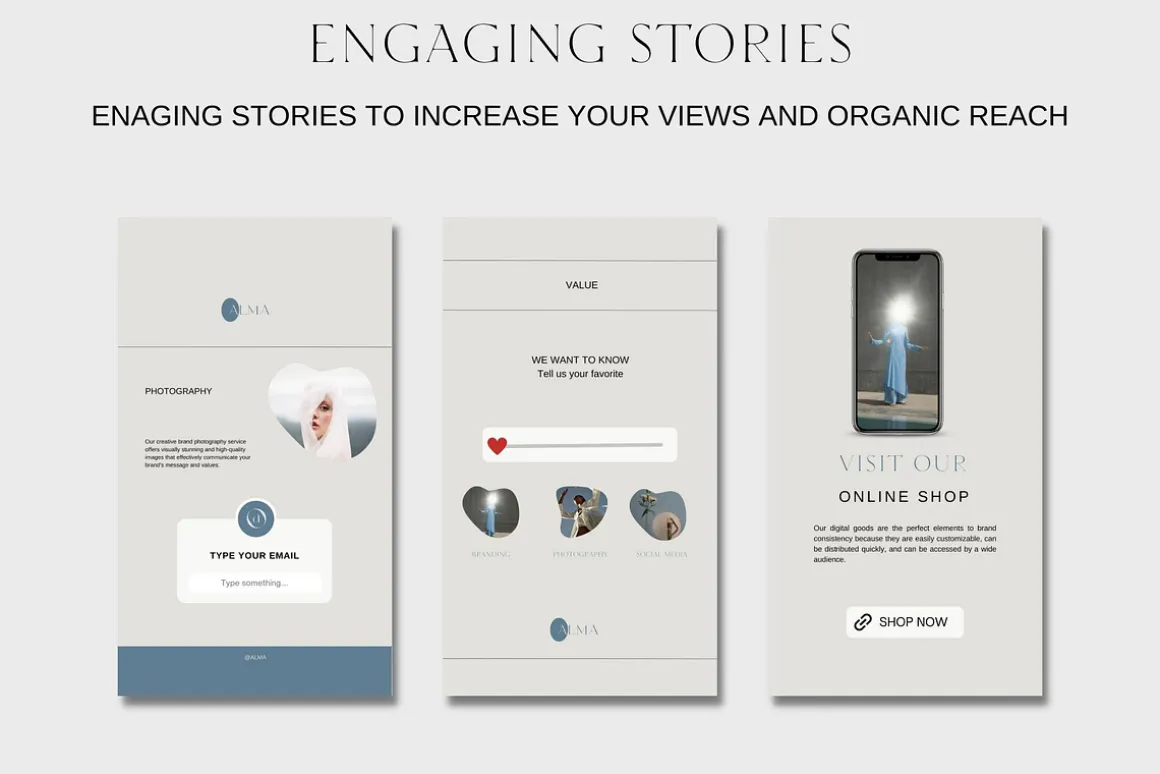 ALMA Aesthetic Canva Templates
