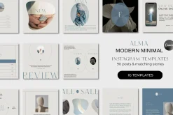 ALMA Aesthetic Canva Templates