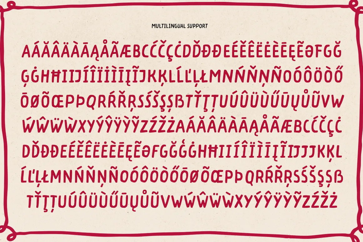 ALMOND CROISSANT | Font Family