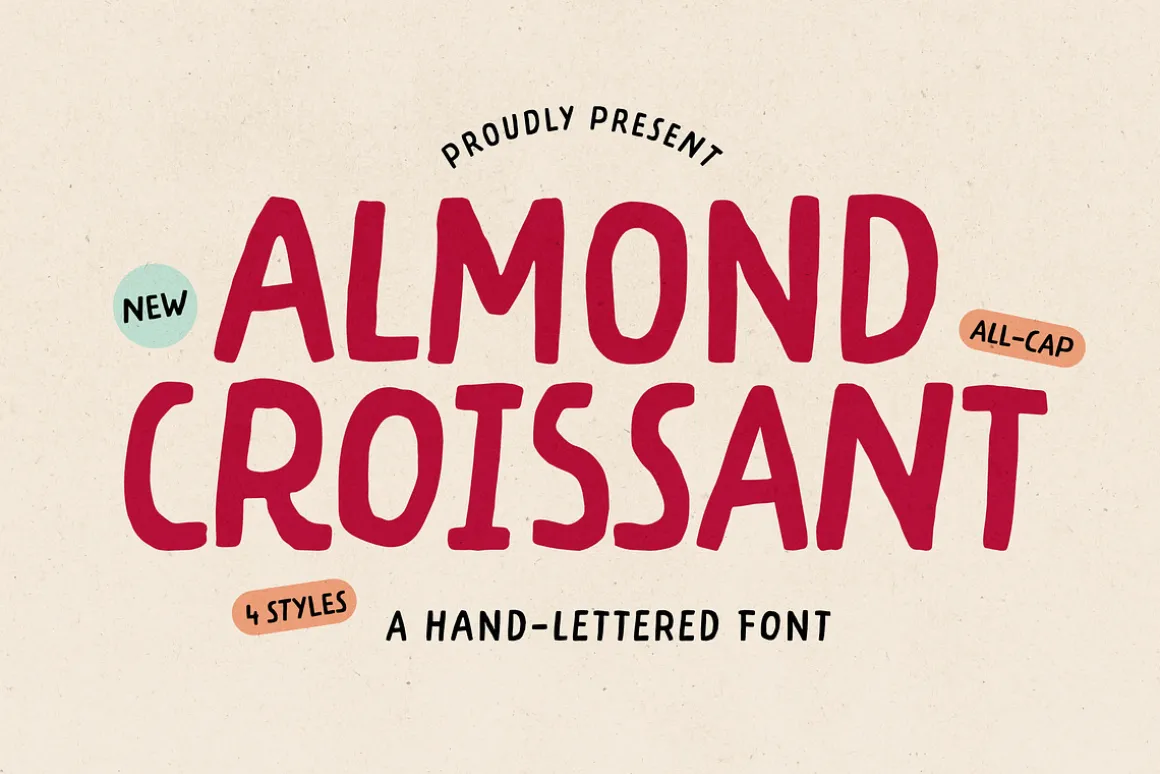 ALMOND CROISSANT | Font Family