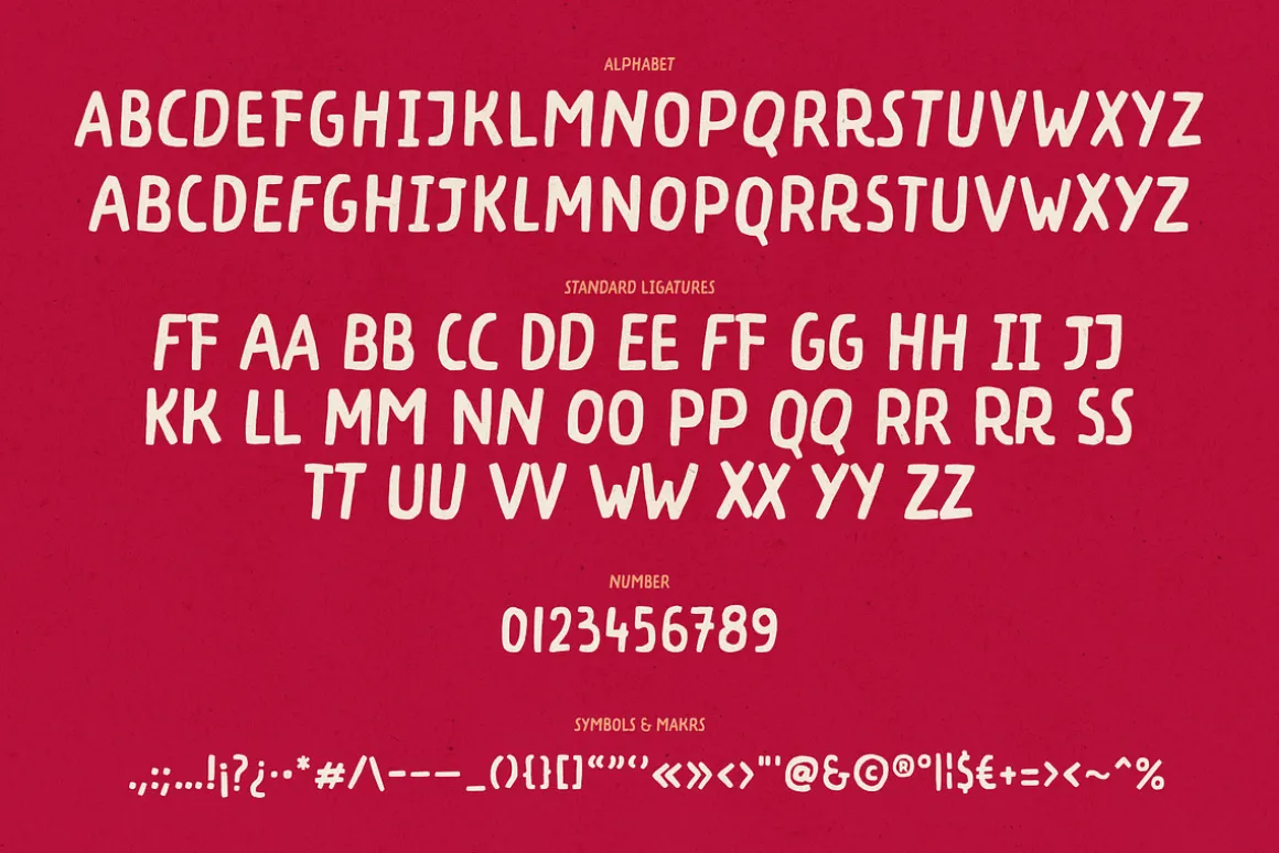 ALMOND CROISSANT | Font Family
