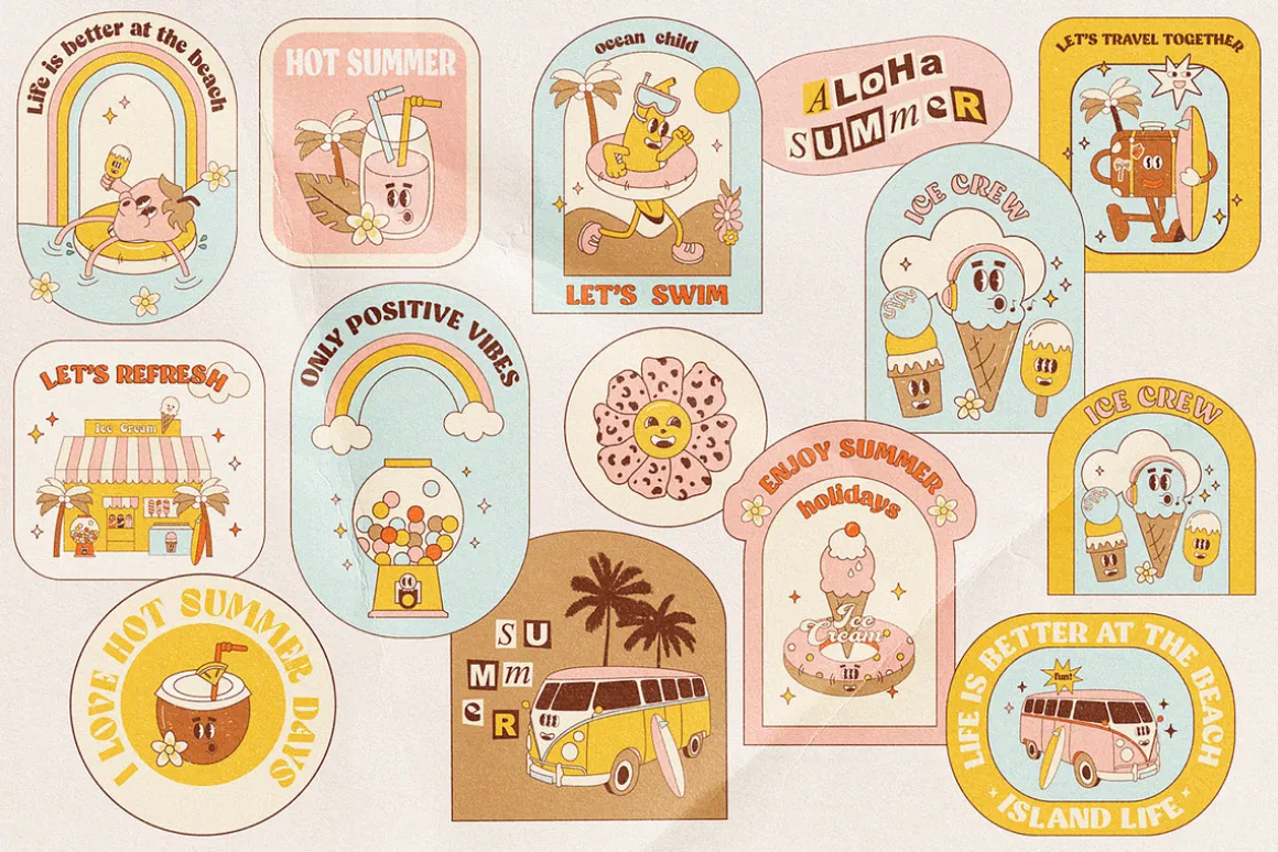 Aloha Summer Retro collection