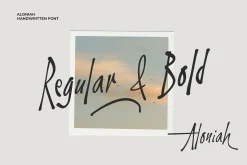 Aloniah - Handwritten Font