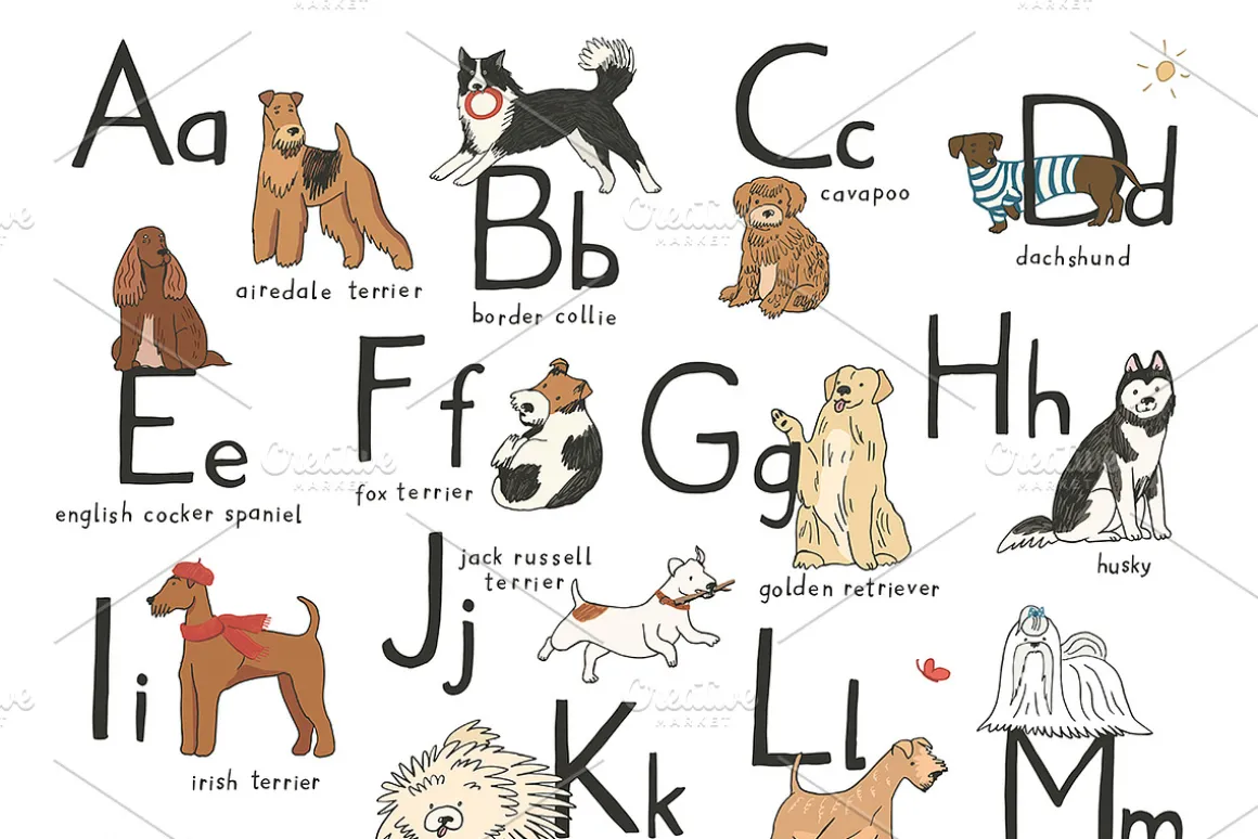 Alphabet Dogs