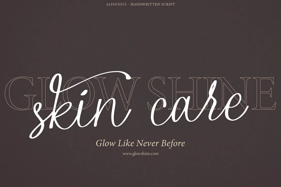 Alphiness | Handwritten Script Font