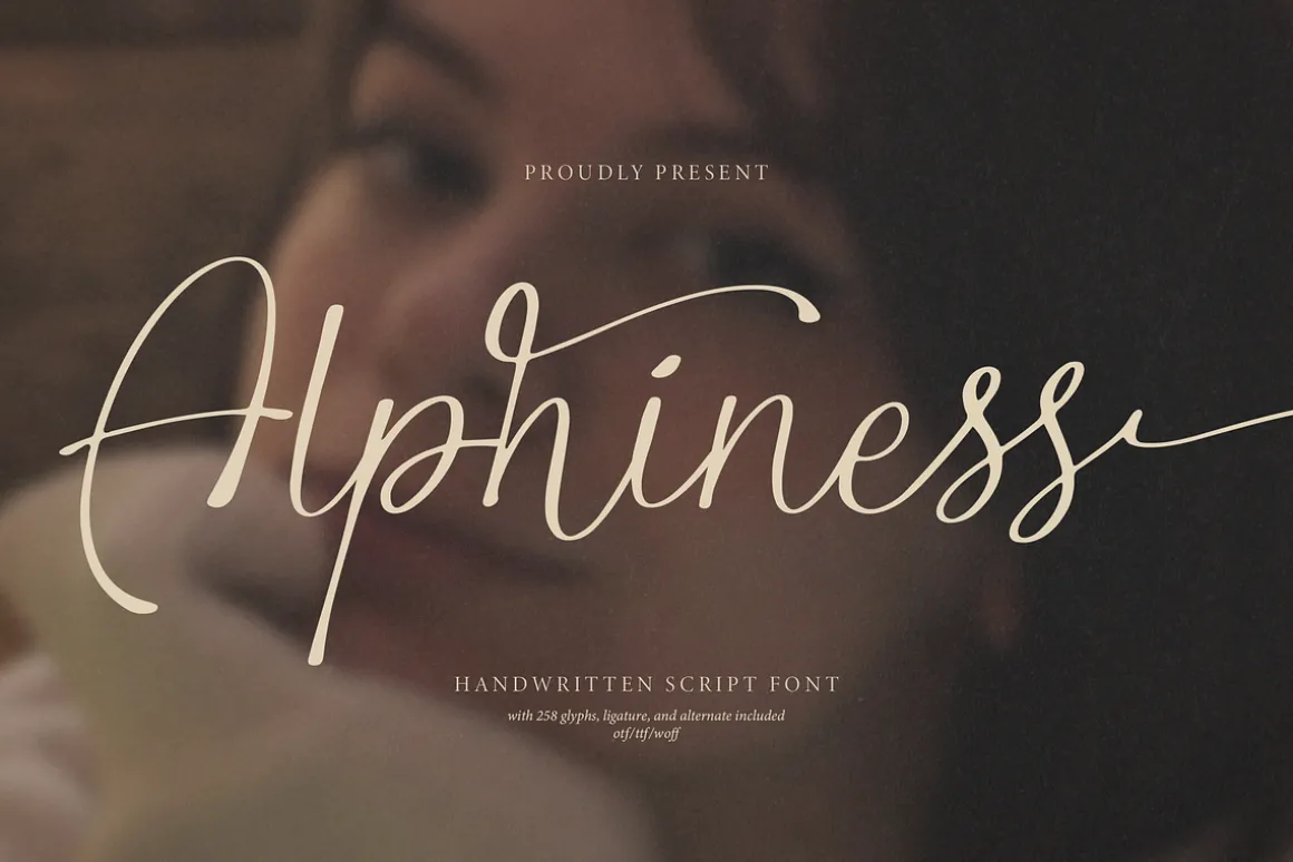 Alphiness | Handwritten Script Font