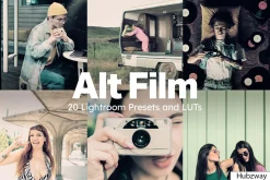 20 Alt Film Lightroom Presets & LUTs
