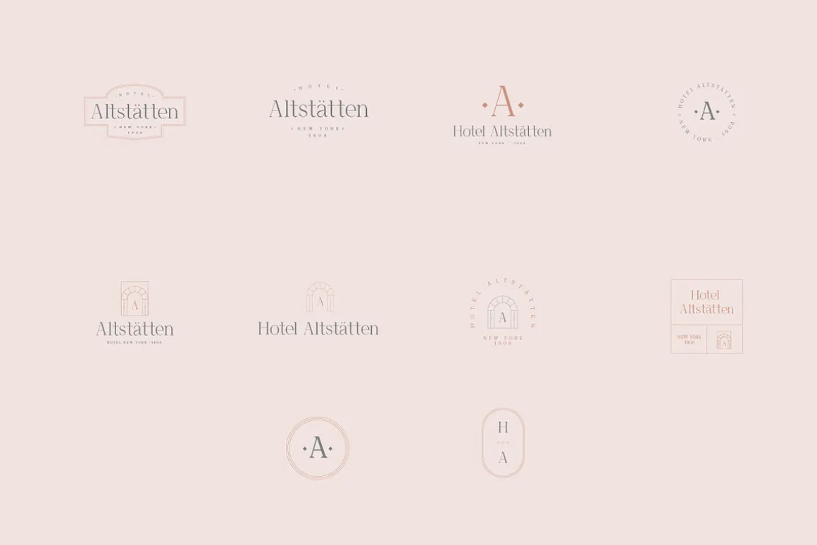 Altstatten Hotel Logo / Branding Kit