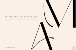 ALUBIA - modern sans serif