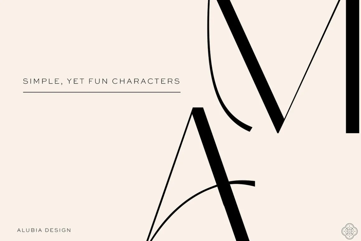 ALUBIA - modern sans serif