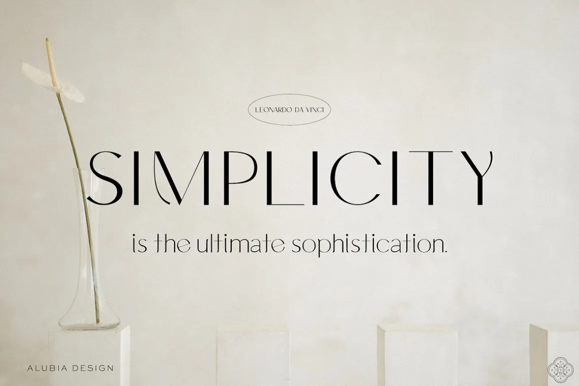 ALUBIA - modern sans serif