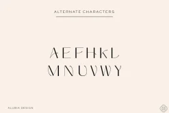 ALUBIA - modern sans serif