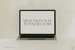 ALUBIA - modern sans serif