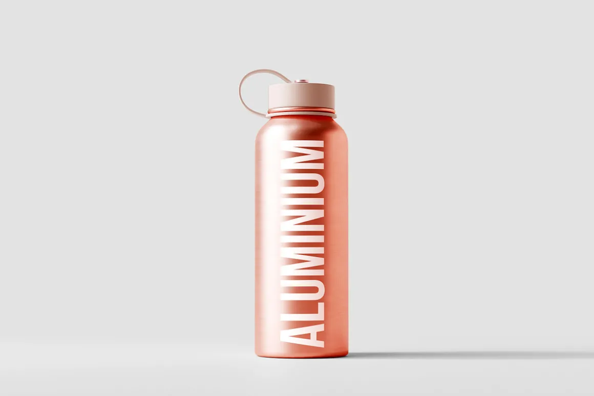 Aluminium Water Bottle Mockups