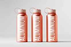 Aluminium Water Bottle Mockups
