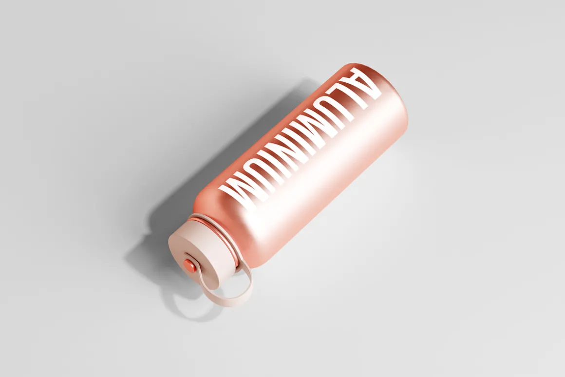 Aluminium Water Bottle Mockups