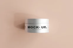 Aluminum Cosmetic Jar Mockups