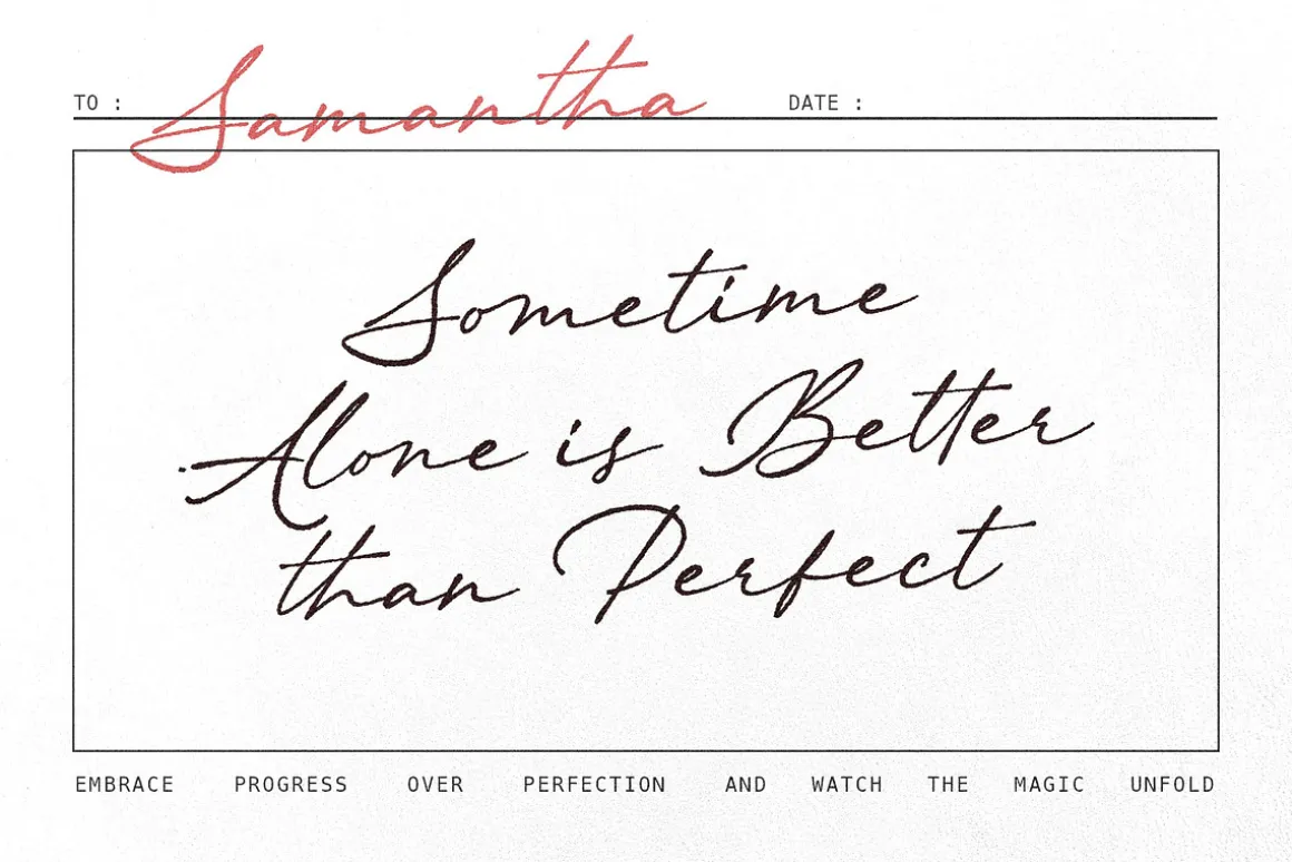Always Classy – Elegant Handwritten