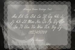 Always Yours Romantic Vintage Font