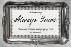 Always Yours Romantic Vintage Font
